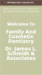 Mobile Screenshot of drjamesschmidtdds.com